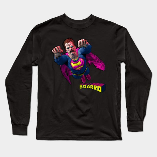 Bizarro Flying - Alternate Long Sleeve T-Shirt by BigOrangeShirtShop